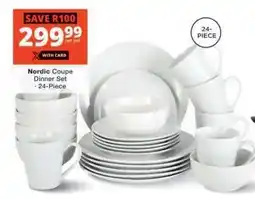 Checkers Nordic Coupe Dinner Set offer