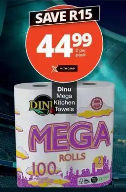 Checkers Dinu Mega Kitchen Towels offer