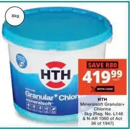 Checkers HTH Mineralsoft Granular+ Chlorine offer