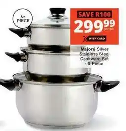 Checkers Majoré Silver Stainless Steel Cookware Set offer