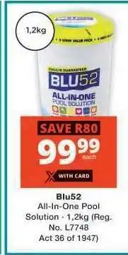 Checkers Blu52 offer