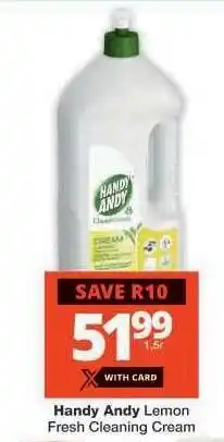 Checkers Handy Andy Lemon Fresh Cleaning Cream offer