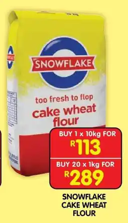 Shoprite SNOWFLAKE CAKE WHEAT FLOUR offer