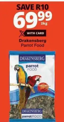 Checkers Drakensberg Parrot Food offer
