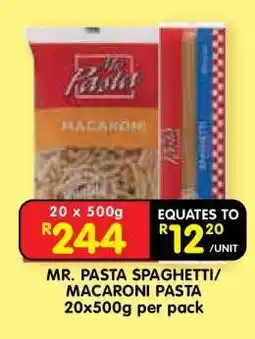 Shoprite MR. PASTA SPAGHETTI/MACARONI PASTA offer
