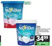 Spar Danone Nutriday Smooth,Fruit,Plain Low Fat,Plain Full Cream Yoghurt-900g offer