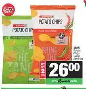 Spar Spar Potato Chips Assorted-For 2 x 120g offer