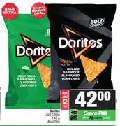 Spar Doritos Corn Chips Assorted-For 2 x 145g offer