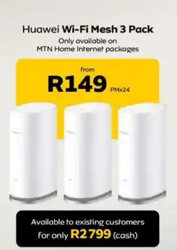 MTN Huawei Wi-Fi Mesh 3 Pack offer