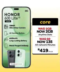 MTN HONOR 600 Lite offer