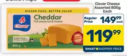 Pick n Pay Hypermarket Clover Cheese Assorted 800g offer