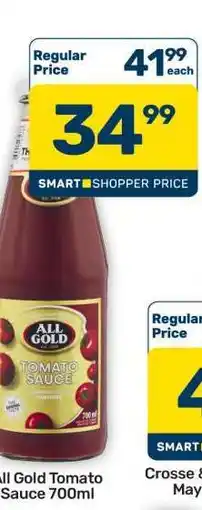 Pick n Pay Hypermarket All Gold Tomato Sauce-700ml offer