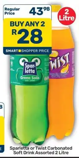 Pick n Pay Hypermarket Sparletta or Twist Carbonated Soft Drink offer