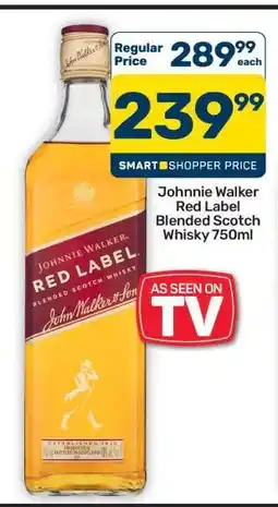Pick n Pay Hypermarket Johnnie Walker Red Label Blended Scotch Whisky 750ml offer