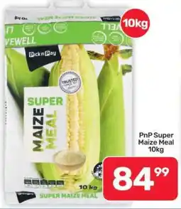 Pick n Pay Hypermarket PnP Super Maize Meal 10kg offer