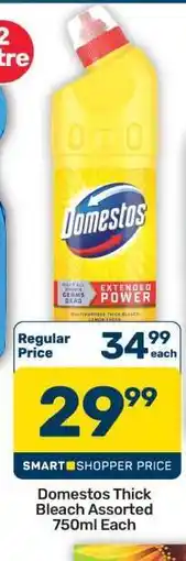 Pick n Pay Hypermarket Domestos Thick Bleach Assorted 750ml offer