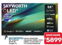 Pick n Pay Hypermarket SKYWORTH QLED+ 55 TV offer