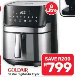 Pick n Pay Hypermarket Goldair 8 Litre Digital Air Fryer offer