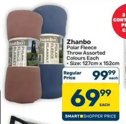 Pick n Pay Hypermarket Zhanbo Polar Fleece Throw offer