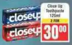 Frontline Close Up Toothpaste offer