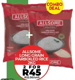 1UP Allsome long grain parboiled rice offer