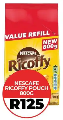 1UP Nescafe ricoffy pouch offer
