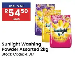 Africa Cash and Carry Sunlight Washing Powder Assorted offer