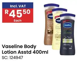 Africa Cash and Carry Vaseline Body Lotion offer