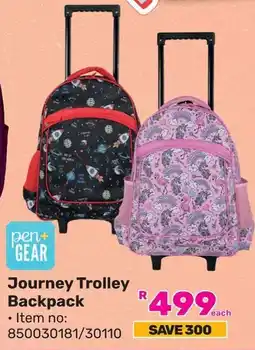 Game Pen+ Gear Journey Trolley Backpack offer