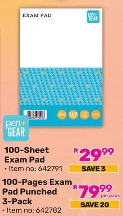 Game Pen+ Gear 100-Sheet Exam Pad offer