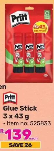 Game Pritt Glue Stick offer