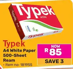 Game Typek A4 White Paper 500-Sheet Ream offer
