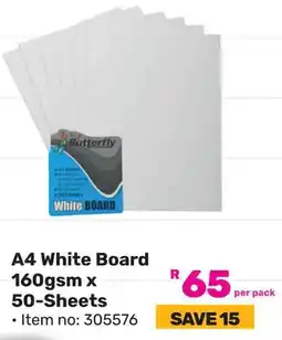 Game Butterfly A4 White Board offer