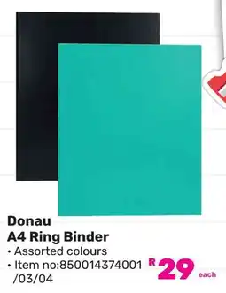 Game Donau A4 Ring Binder offer