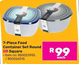 Game Food Container Set Round OR Square offer