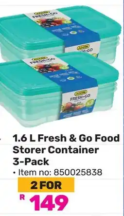 Game Addis Fresh & Go Food Storer Container offer