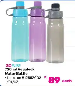 Game Go Pure Aqualock Water Bottle offer