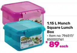Game Addis Munch Square Lunch Box offer