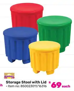 Game Sunny Storage Stool with Lid offer