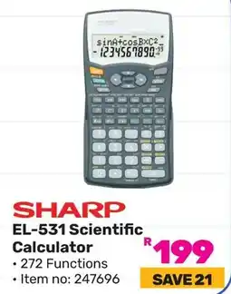 Game Sharp EL-531 Scientific Calculator offer