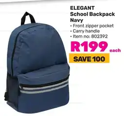 Game Elegant School Backpack Navy offer