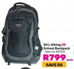 Game Edison Hiking OR School Backpack offer