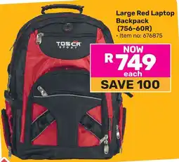 Game Large Red Laptop Backpack offer