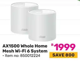 Game Tp-Link Deco AX1500 Whole Home Mesh Wi-Fi 6 System offer