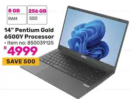 Game Onn 14" Pentium Gold 6500Y Processor offer