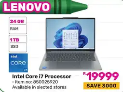 Game Lenovo Intel Core i7 Processor offer