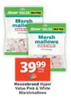 Checkers Housebrand Hyper Value Pink & White Marshmallows offer