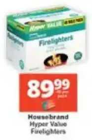Checkers Housebrand Hyper Value Firelighters offer