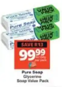 Checkers Pure Soap Glycerine Soap Value Pack offer