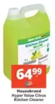 Checkers Housebrand Hyper Value Citrus Kitchen Cleaner offer